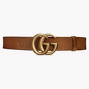 Gucci GG Marmont Wide Belt Brown