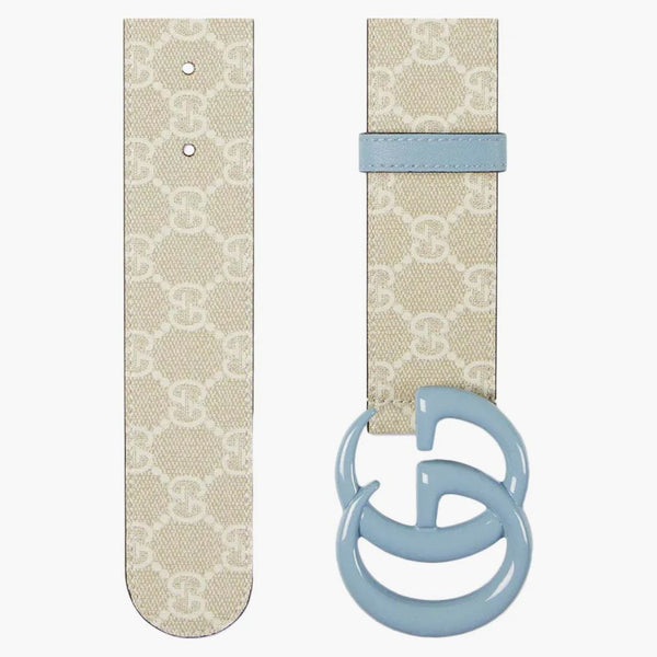 Gucci GG MARMONT CINTURA AMPLEA AZULA/BEIGE