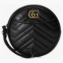 Gucci GG Marmont Wrist Wallet Round Matelasse Black