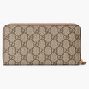 Gucci GG Marmont Zip Around Wallet Beige/Dusty Pink