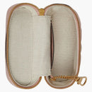 Gucci GG Matelasse Top Handle Bag Mini prošívaná světle růžová