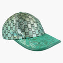 Gucci GG Metallic Baseball Cap Green