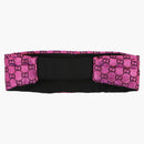Gucci GG Monogram Metallic Headband Purple