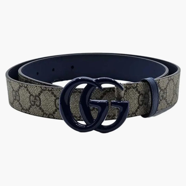 Gucci GG Monogram Supreme Canvas 1W Belt Ebony/Navy
