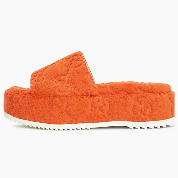 Gucci Gg Platform Sandal Orange (women's)