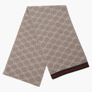 Gucci GG Reversible Scarf Gray