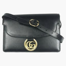 Gucci Gg Ring Torchon Shoulder Bag Black