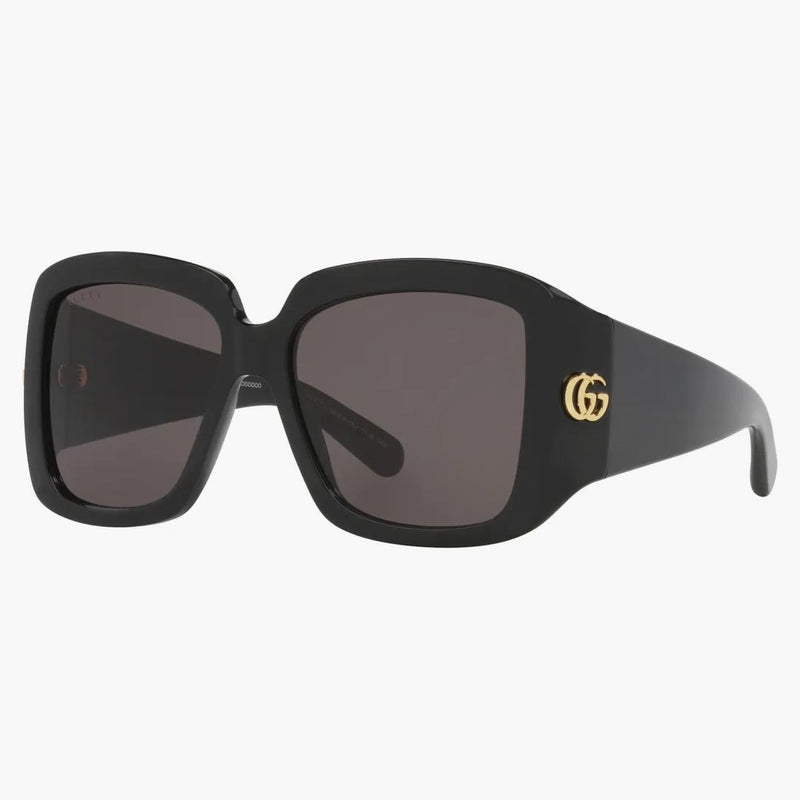 Gucci Gg Square Wrap Sunglasses Black (gg1402s-001)