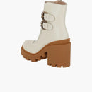 Gucci GG Supreme Ankle Accent Ankle Boots White (Women's)