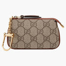 Gucci GG Supreme Key Pouch Beige/Ebony