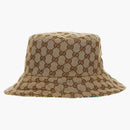 Gucci GG Supreme Reversible Bucket has Floral Multi / Beige