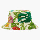 Gucci GG Supreme Reversible Bucket has Floral Multi / Beige