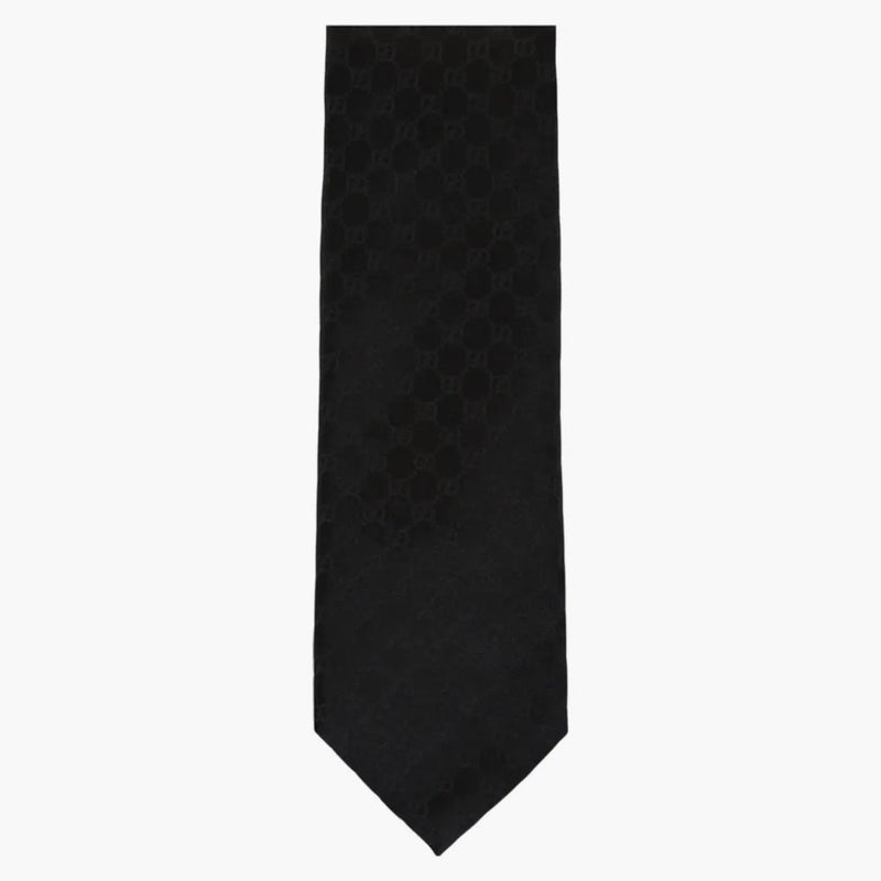 Gucci GG Supreme Silk Tie Black