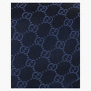 Gucci GG Supreme Silk Tie Blue