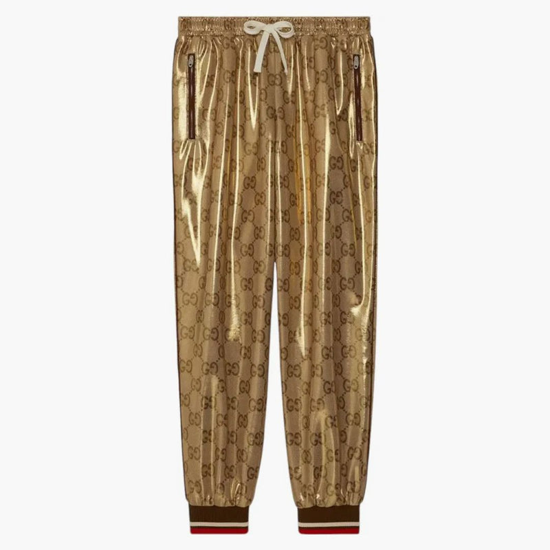 Gucci GG Technical Jersey joggingové kalhoty zlato