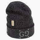 Gucci GG Wool má černou/tmavě šedou