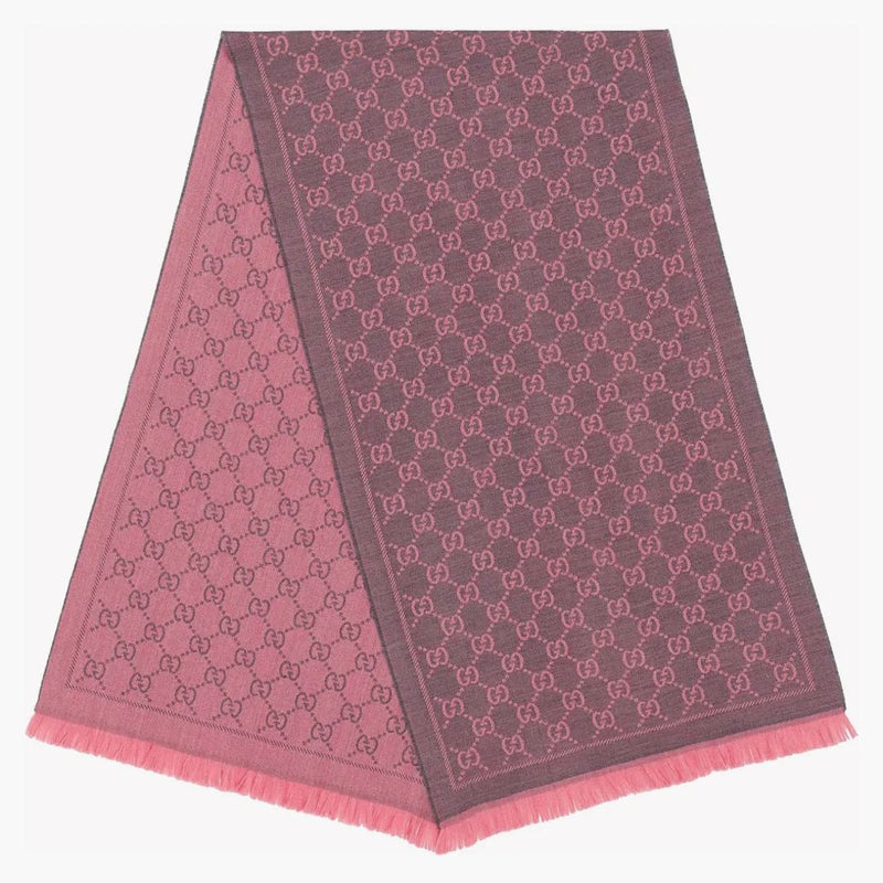 Gucci GG Wool Scarf Graphite