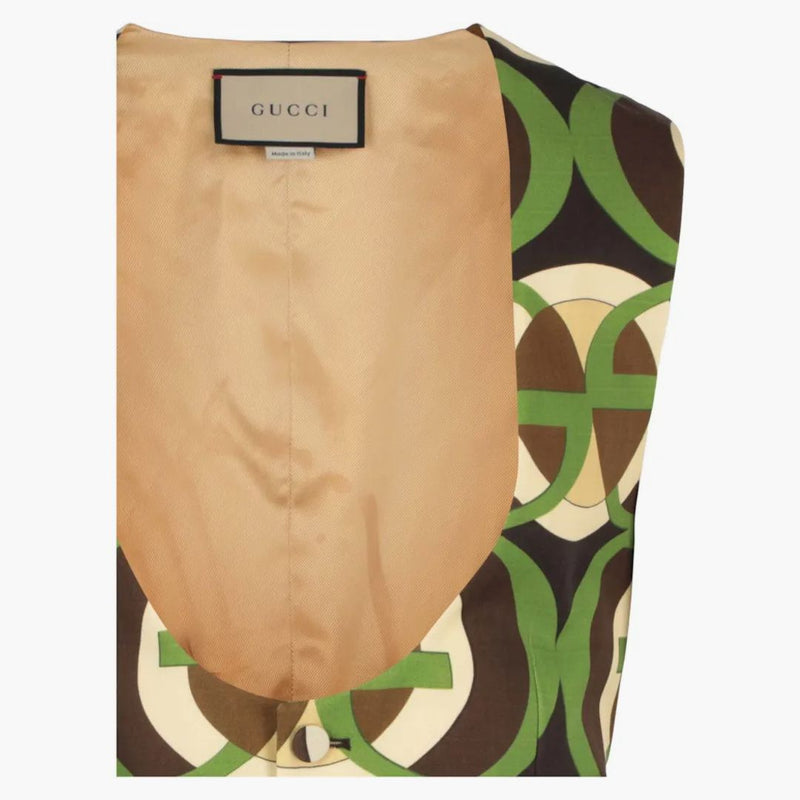 Gucci G Pattern Vest Green