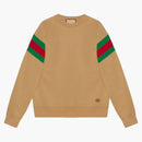 Gucci GRG Sleeve CrewNeck svetr/červená/zelená