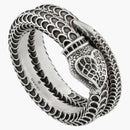 Gucci Garden Snake Ring Silver