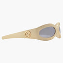 Gucci Geometric-Frame Sunglasses Shiny Yellow (705327 J1691 9781)