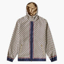Gucci Geometric G Motif Jacket Ivory Blue