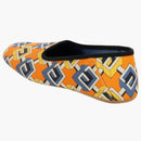 Gucci Geometric G Print Slippers Yellow