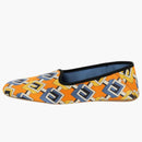 Gucci Geometric G Print Slippers Yellow