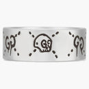 Gucci Ghost Skull Ring Silver