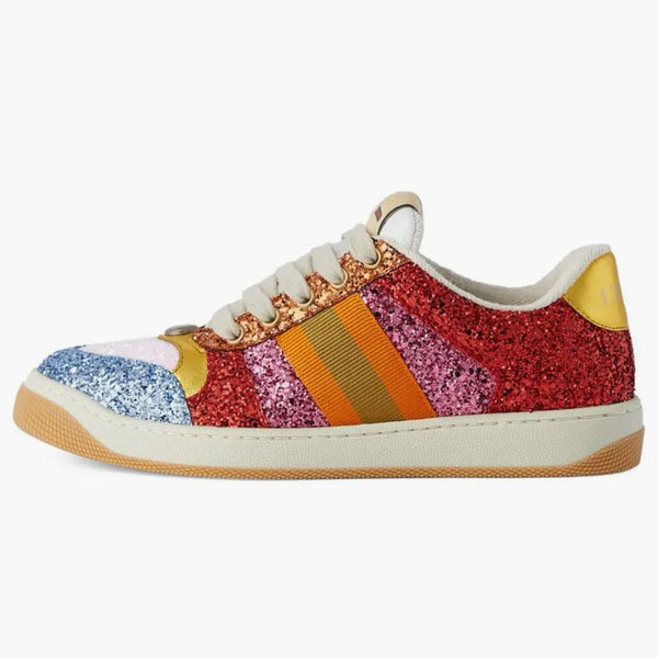 Gucci Glitter-Embelled Screening Sneakers Multi (Women's)