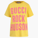 Gucci Graphic Printed Short Sleeve Shirt Yellow