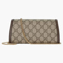 Gucci Blondie Continental Chain Wallet Beige/Ebony