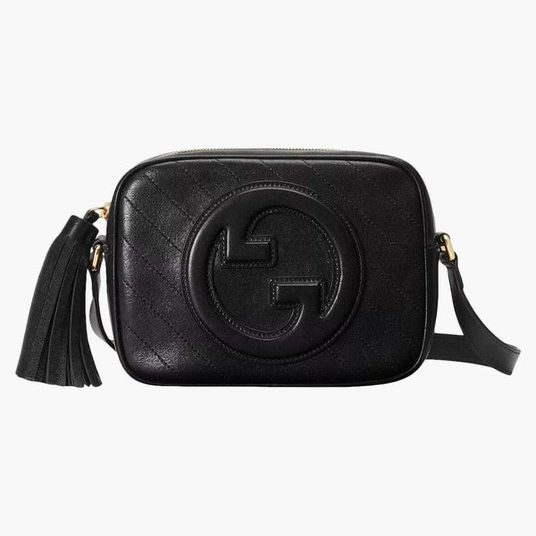 Gucci Blondie liten axelväska svart