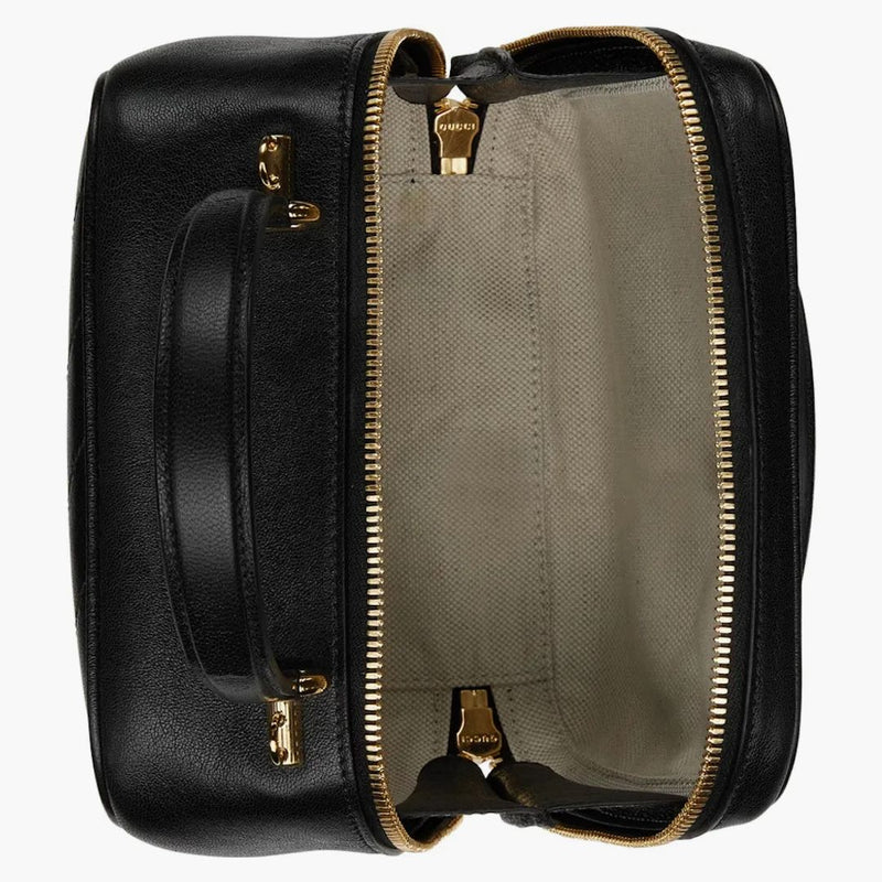 Gucci Gucci Blondie Top Handle Bag Gold-t-tóne černá