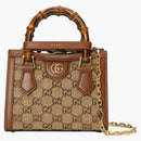 Gucci Gucci Diana Mini Dead Bag Camel/Ebony