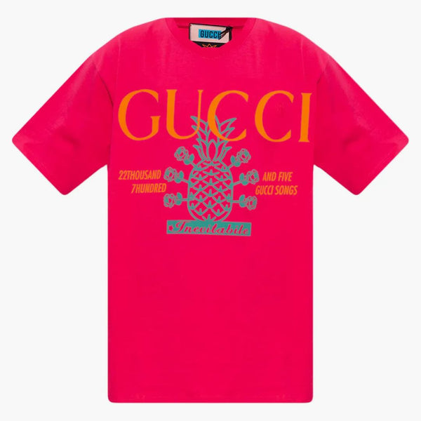 Gucci Gucci ananassamling T-shirt rosa
