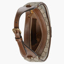 Bag s poloměsícem Gucci Mini GG Supreme Beige/Ebony