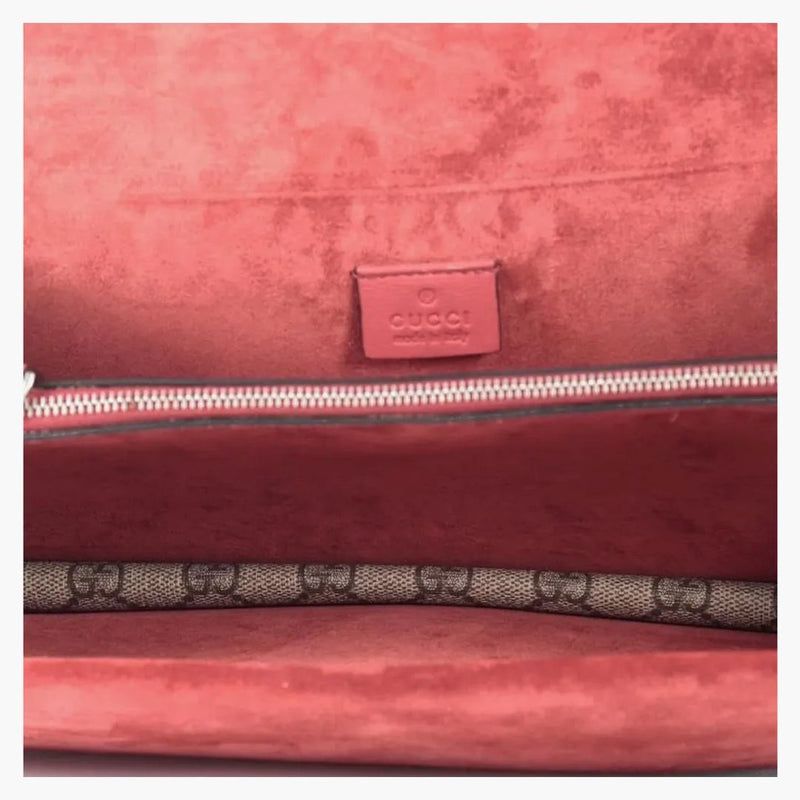 Gucci dionysus axelväska gg högsta liten beige/röd