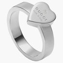Gucci Heart Ring Silver