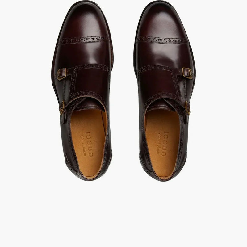 Gucci Men Monk Pasp Bordeaux