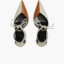 Gucci High Perpadlo na patě s kotníkovou manžetou šedou hnědou (dámské)