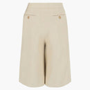 Gucci High Rise tweed shorts white