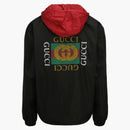 Gucci Hooded Nylon Jacket Black/Ruthenium Grey