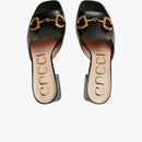 Gucci Horsebit 75mm patro sandální černá kůže