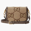 Gucci Horsebit 1955 Jumbo GG Mini Bag Camel/Ebony