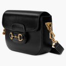 Gucci hästbit 1955 axelväska mini svart