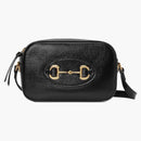 Gucci Horsebit 1955 Malá kamera ramenní taška černá