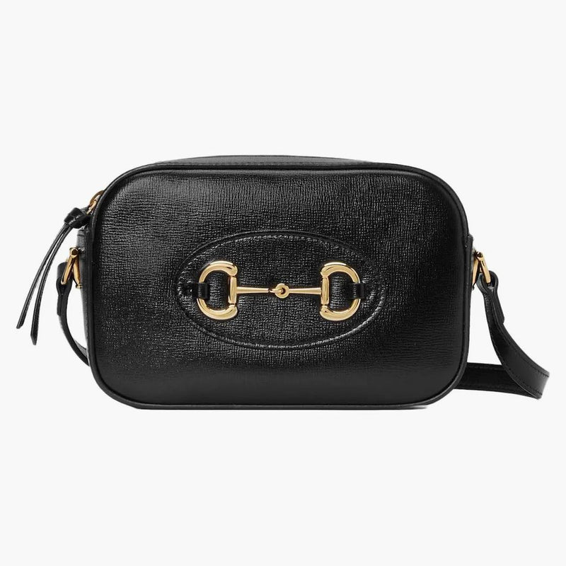 Gucci Horsebit 1955 Small Camera Shoulder Bag Black