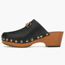 Gucci Horsebit 35mm Clog Black Leather