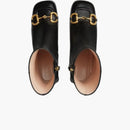 Gucci Horsebit 55mm Ankle Boot Black Leather